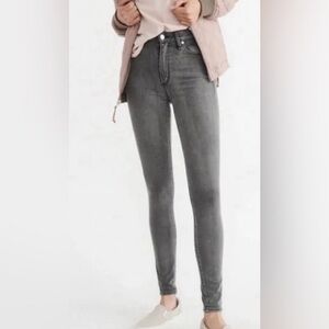 Women’s Abercrombie & Fitch Simone High Rise Super Skinny Gray Jeans sz 24 / 00